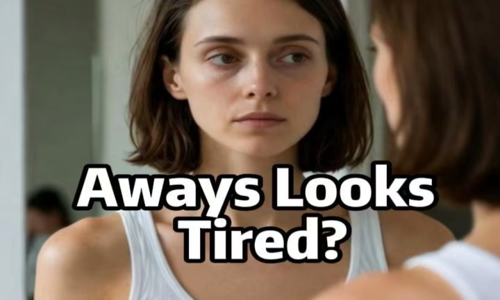 Why do some people always look tired, even when they sleep well?